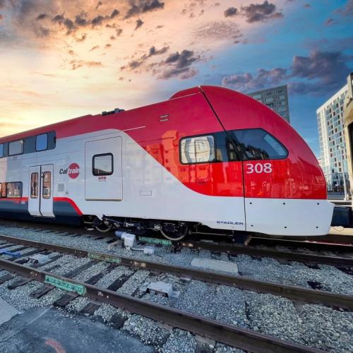 Electric Train in San Jose