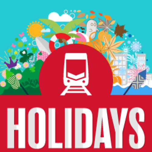 Caltrain Holiday web tile