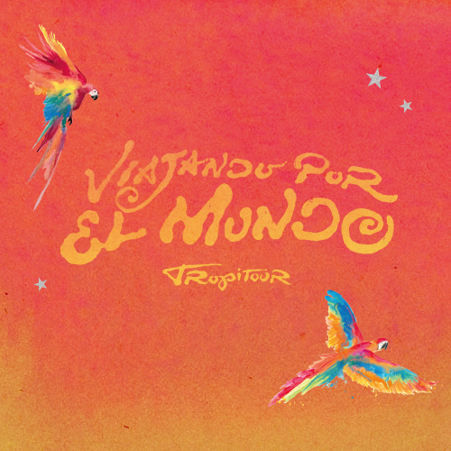 Promotional image for Karol G's Viajando por el Mundo Tropitour